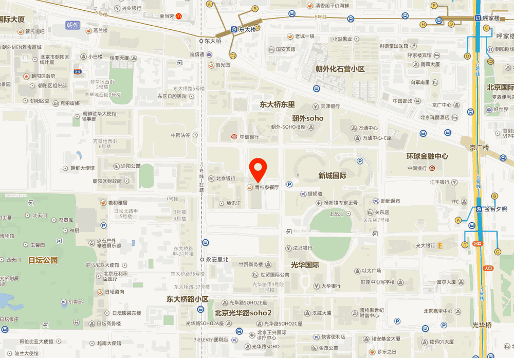 SOHO尚都位置地图